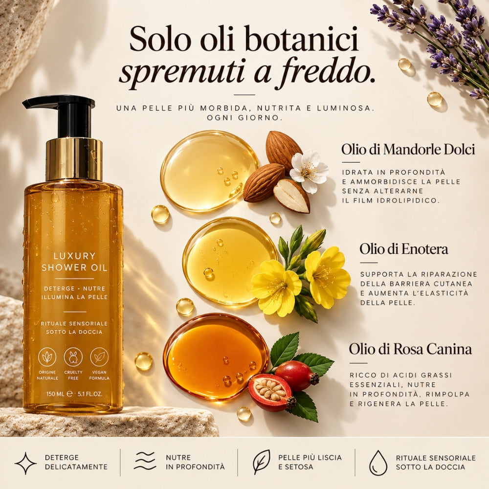 Olio Corpo Detergente Effetto Setoso